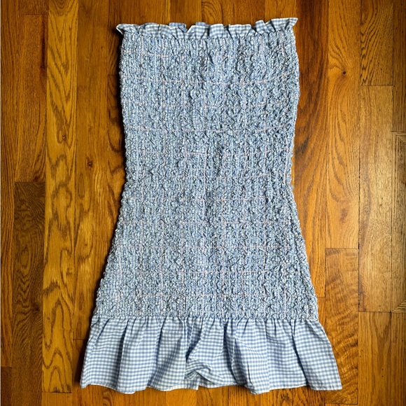 Peterson Revolve Gingham Mini Dress - Picture 6 of 7